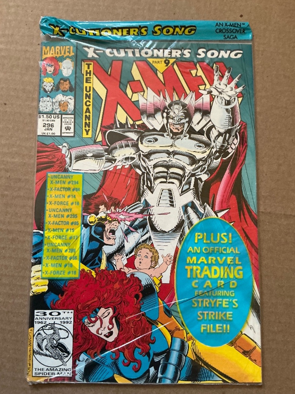 Marvel Comics X-Cutioner’s Song The Uncanny X-Men #296 Vol. 1 1993 Sealed